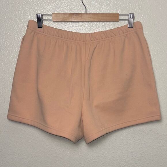 NWT Fabletics Go-To High-Waisted Slim Sweatshort Woman's Size XL -Oak - Picture 11 of 16